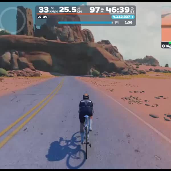 Zwift - Group Ride: Ascenders Midweek Ride (D) on Big Flat 8 in Watopia