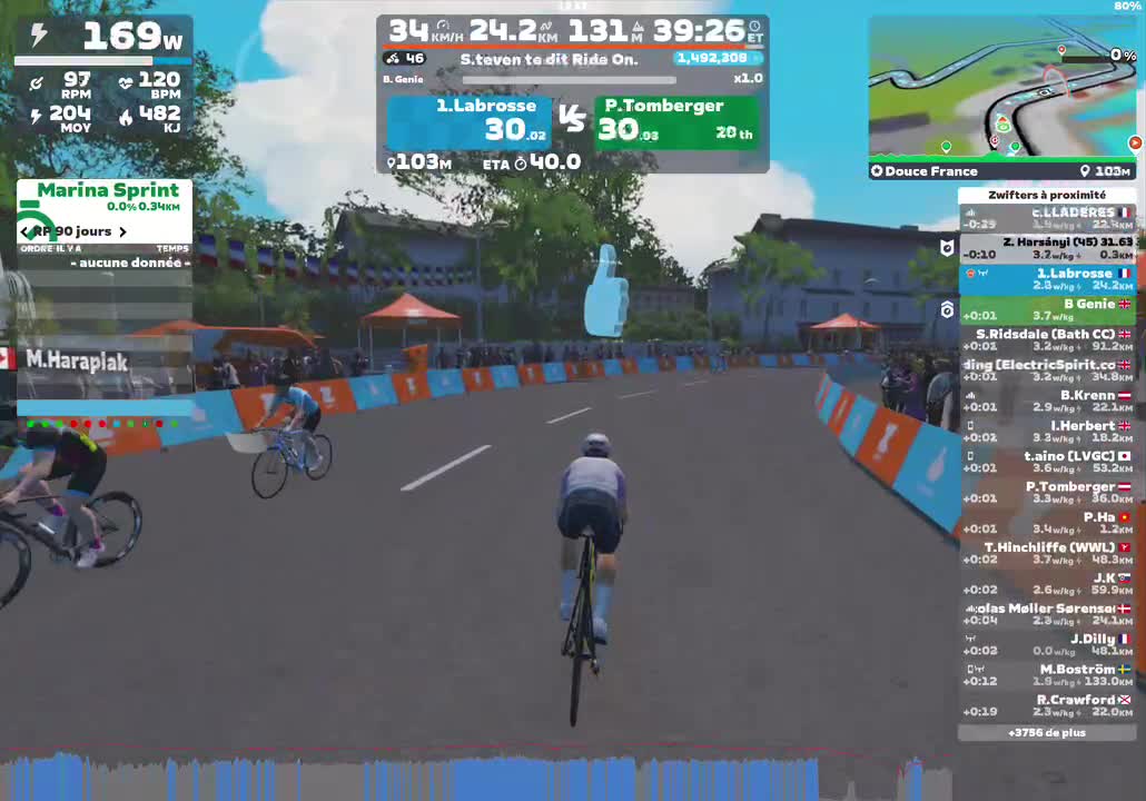 Zwift - Douce France in France