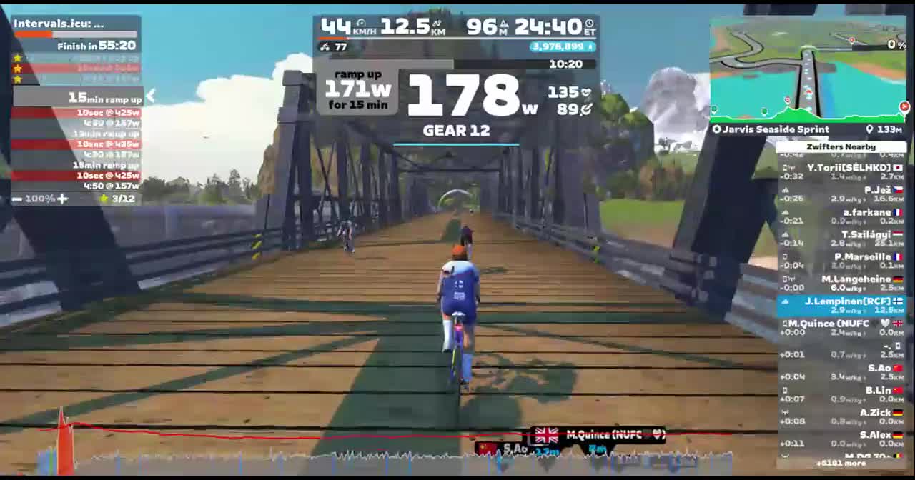 Zwift - : Rento Spinu on Jarvis Seaside Sprint in Watopia