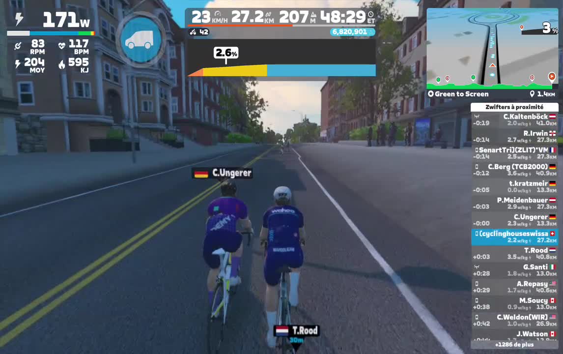 Zwift - Green to Screen in New York