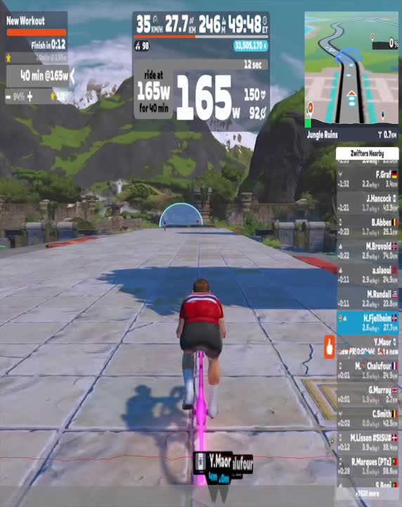 Zwift - New Workout on Canopies and Coastlines in Watopia