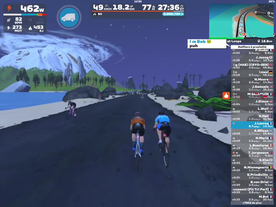 Zwift - Triple Flat Loops in Watopia