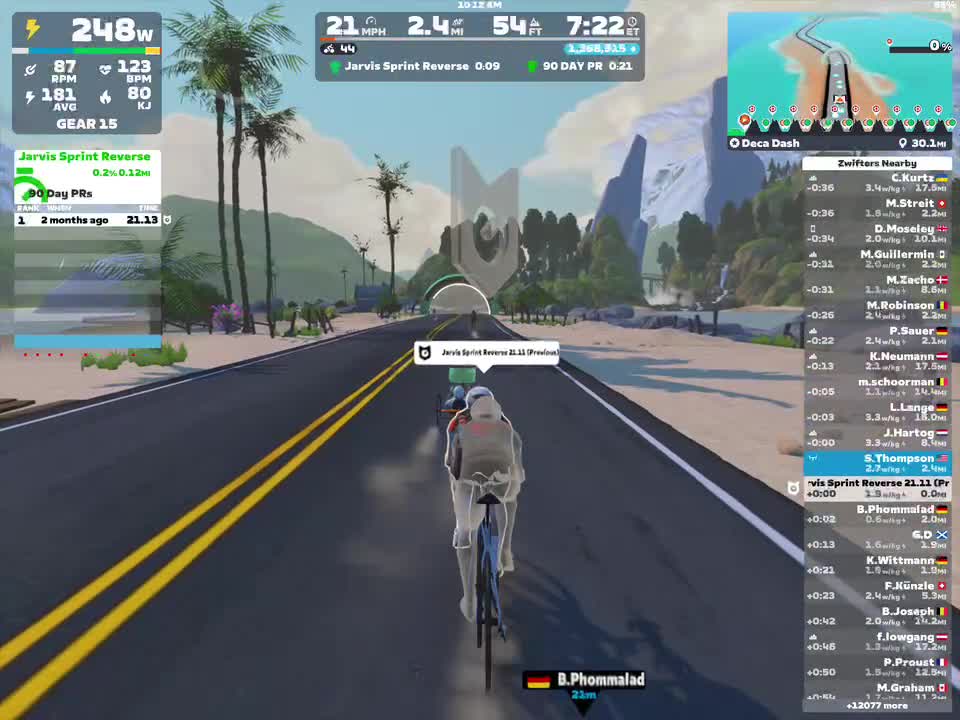 Zwift - Deca Dash in Watopia