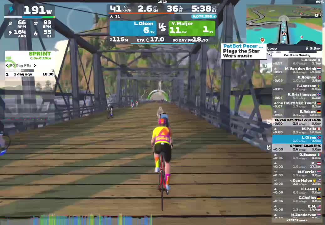 Zwift - Loop de Loop in Watopia