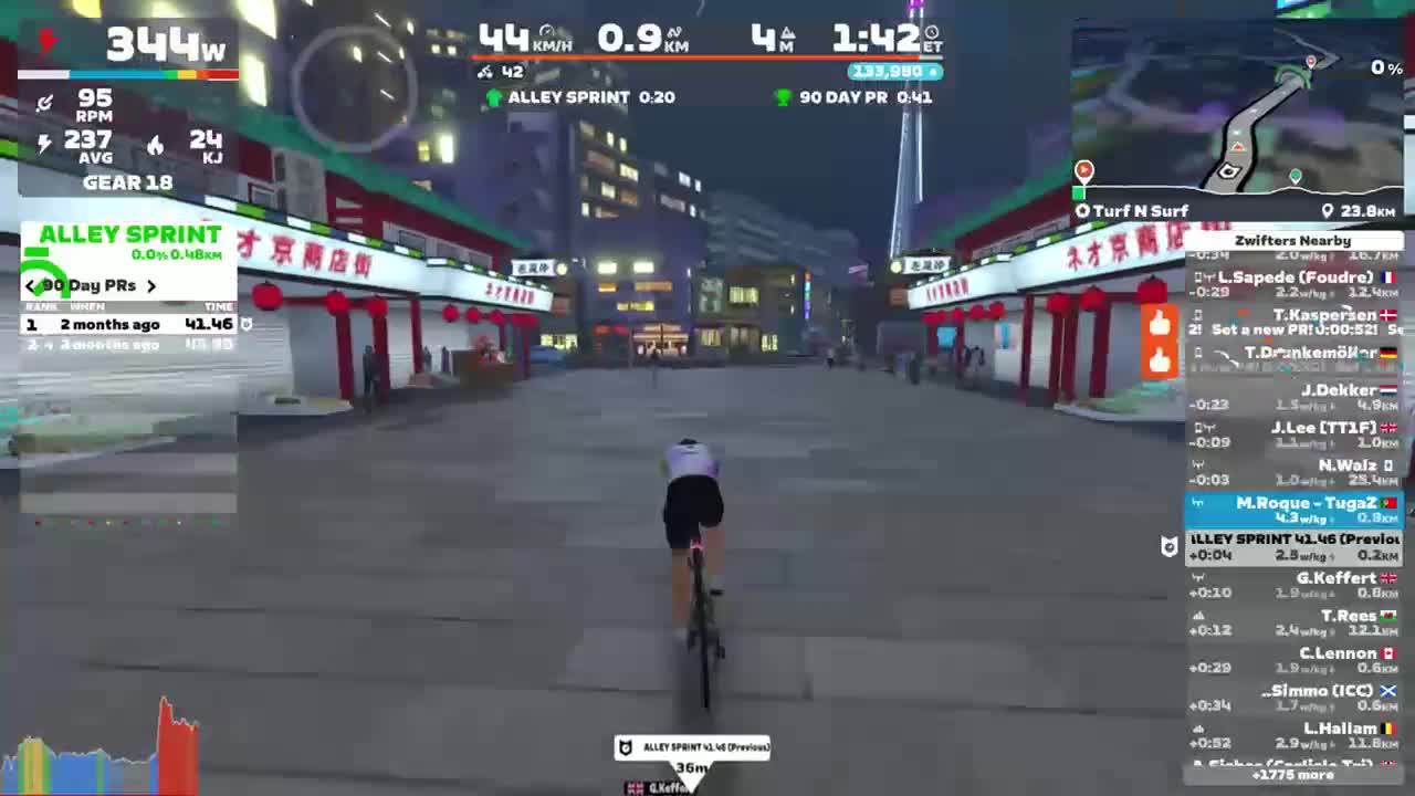 Zwift - Turf N Surf in Makuri Islands