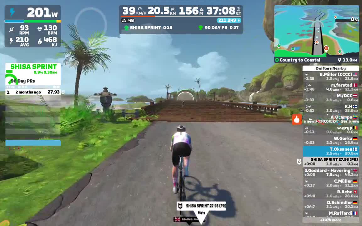 Zwift - Country to Coastal in Makuri Islands