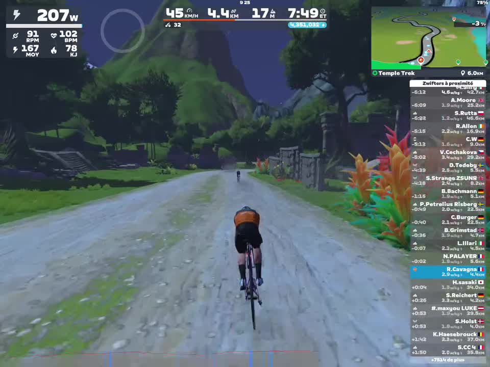 Zwift - Temple Trek in Watopia