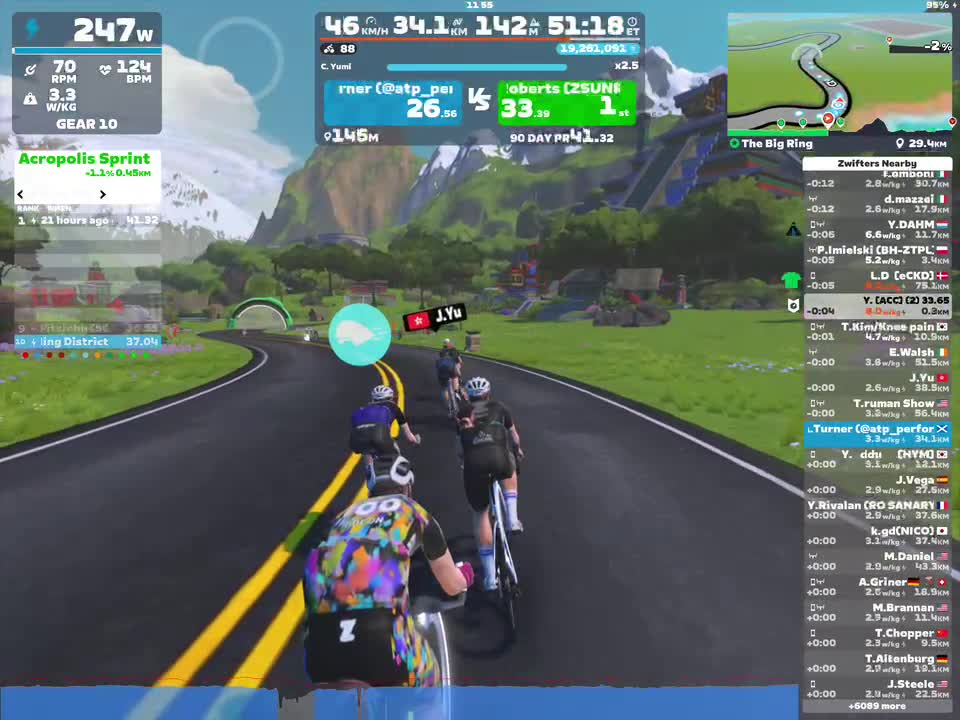 Zwift - The Big Ring in Watopia