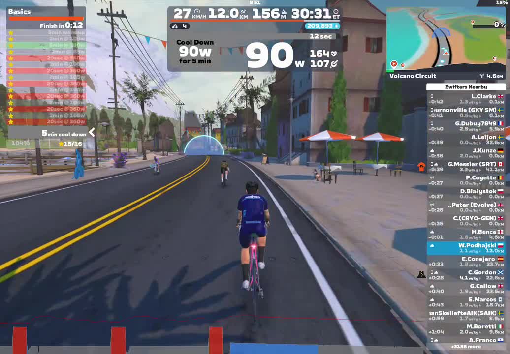 Zwift - Basics on Loopin Lava in Watopia