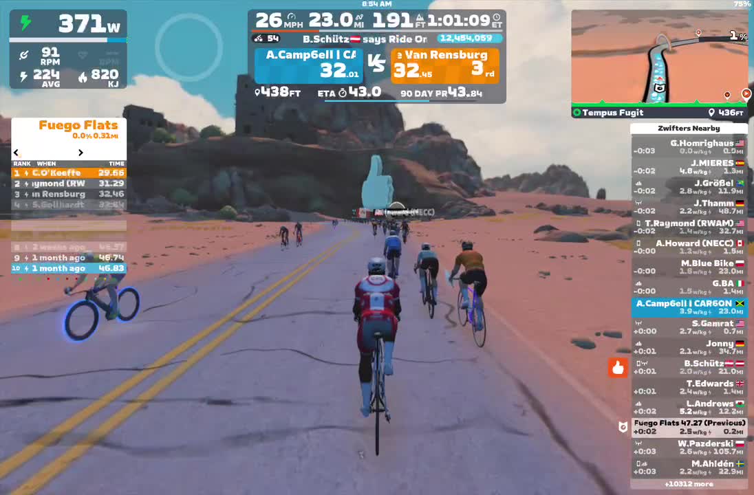 Zwift - Tempus Fugit in Watopia