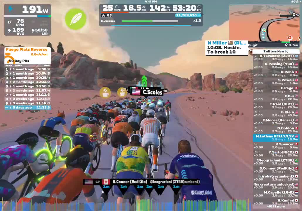 Zwift - Tempus Fugit in Watopia
