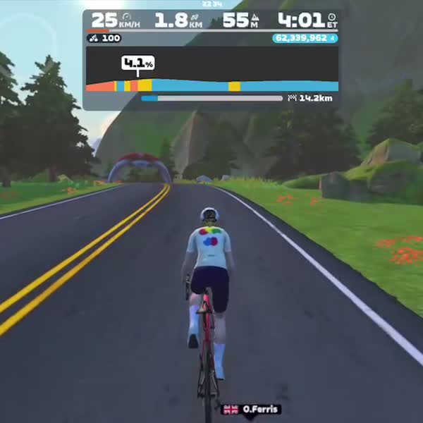 Zwift - TT: Good Time Riders - TT Race (B) on Hilly Route in Watopia