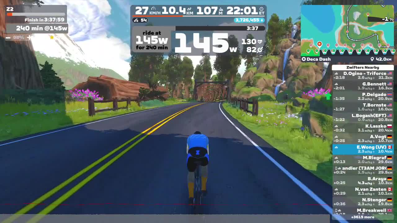 Zwift - Z2 on Deca Dash in Watopia