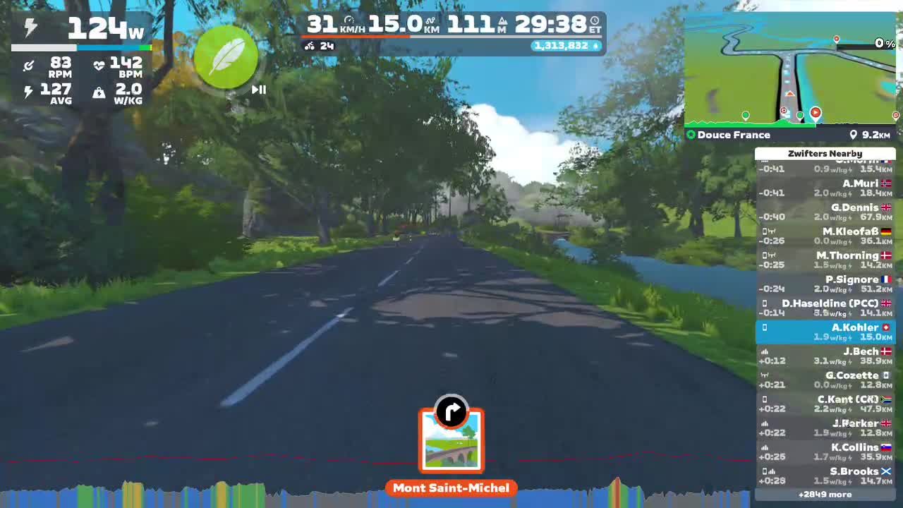 Zwift - Douce France in France