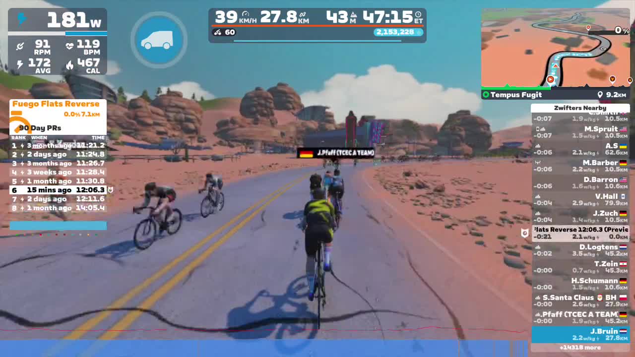 Zwift - Tempus Fugit in Watopia