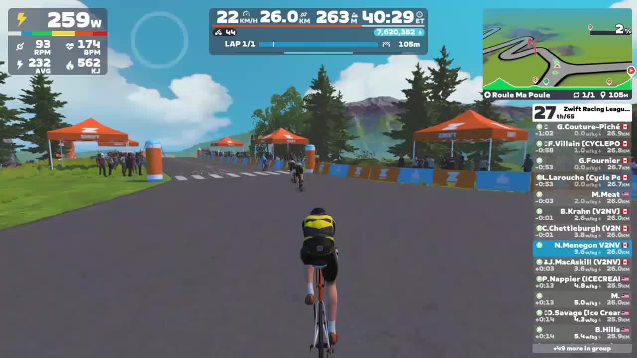 Zwift - TTT: Zwift Racing League: Redline Rally - Open Indigo League Division5 (B) on Roule Ma Poule in France