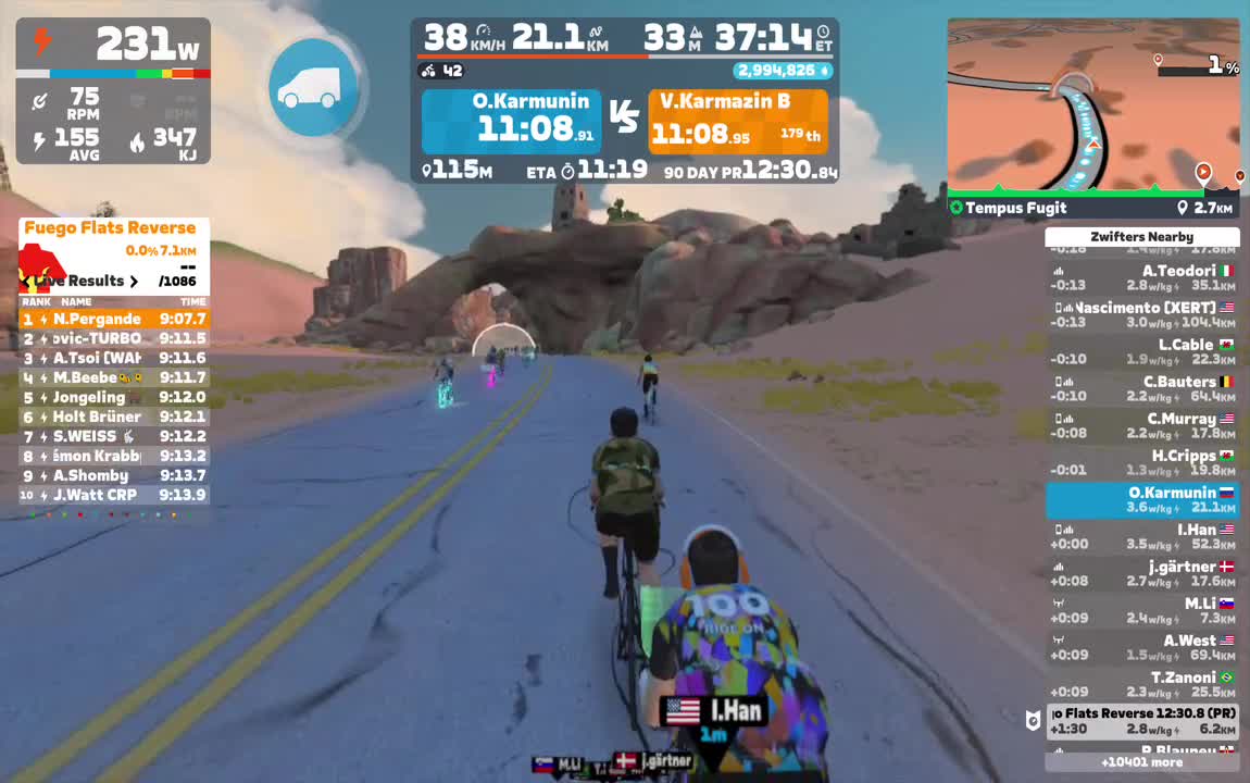 Zwift - Tempus Fugit in Watopia