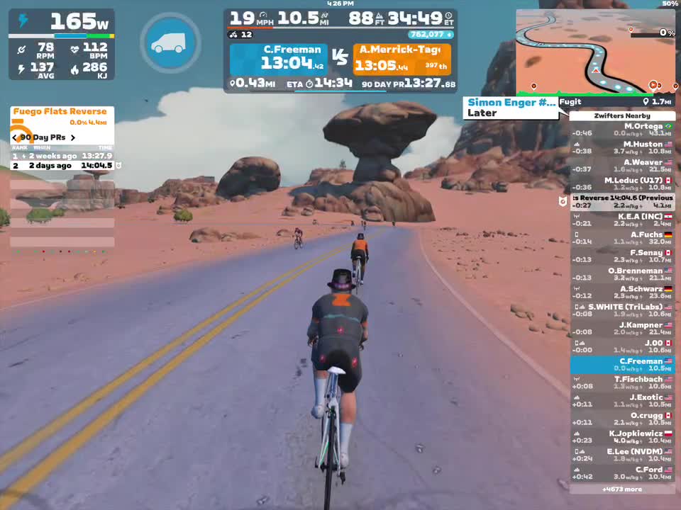 Zwift - Tempus Fugit in Watopia