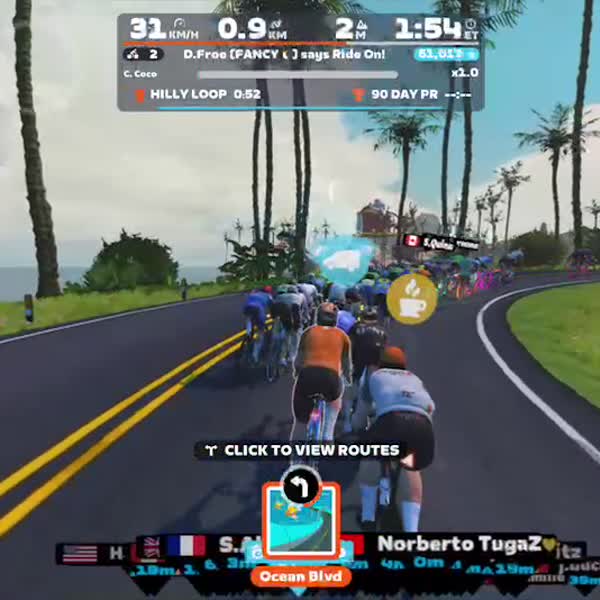 Zwift - Flat Route in Watopia