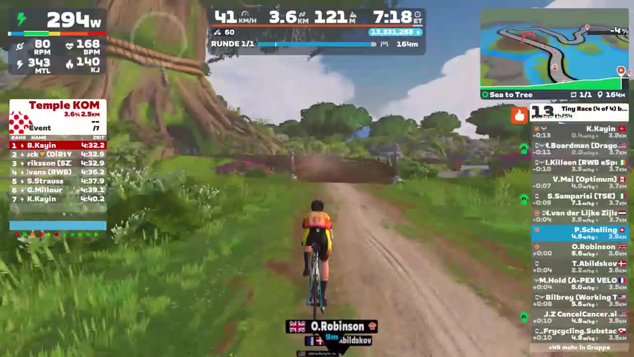 Zwift - Race: Tiny Race (4 of 4) by Zwift Insider (A) on Sea to Tree in Makuri Islands