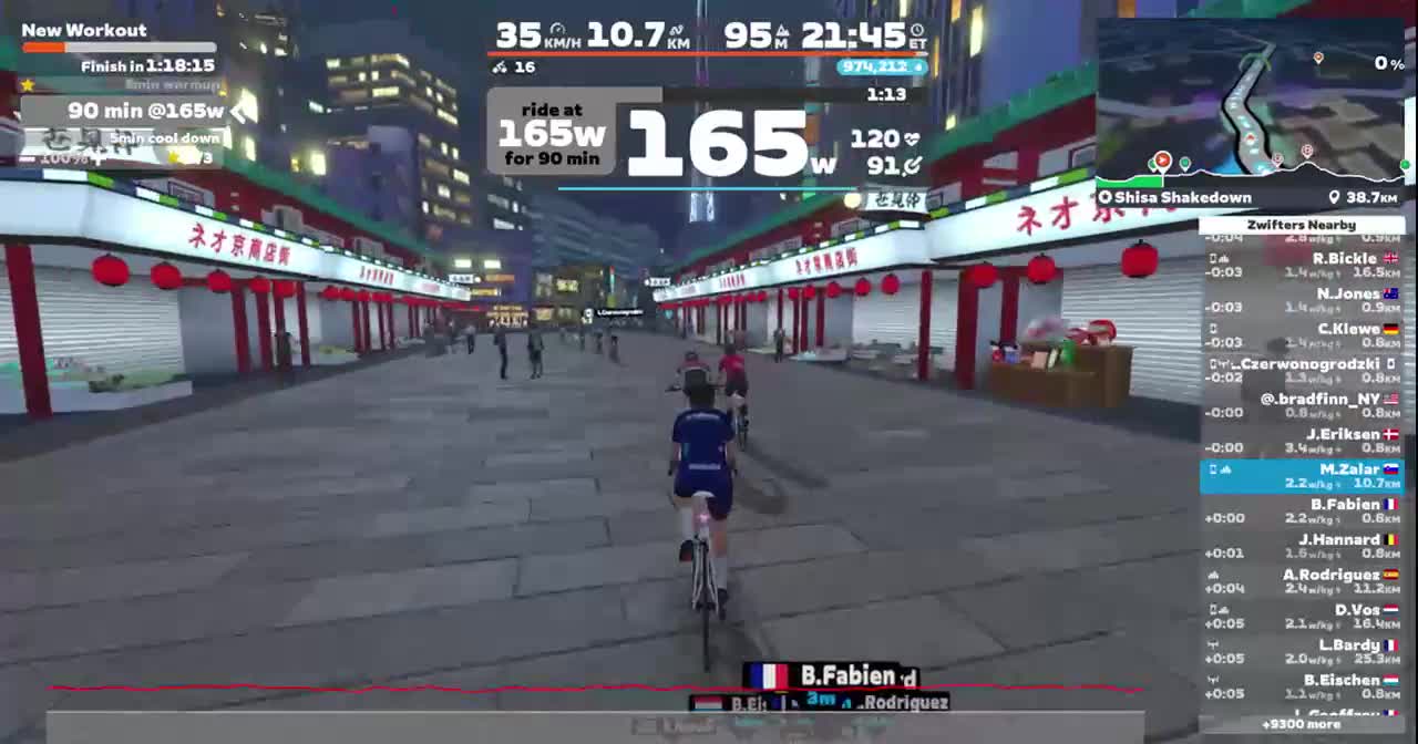 Zwift - New Workout on Shisa Shakedown in Makuri Islands