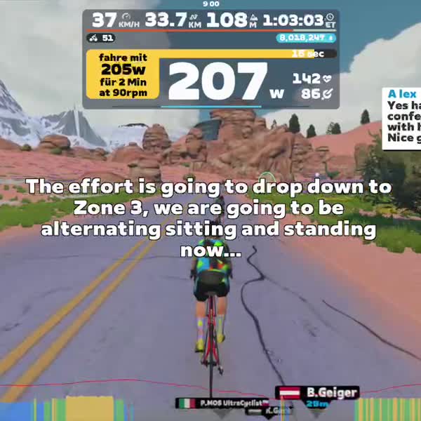 Zwift - Escalation on Watopia's Waistband in Watopia