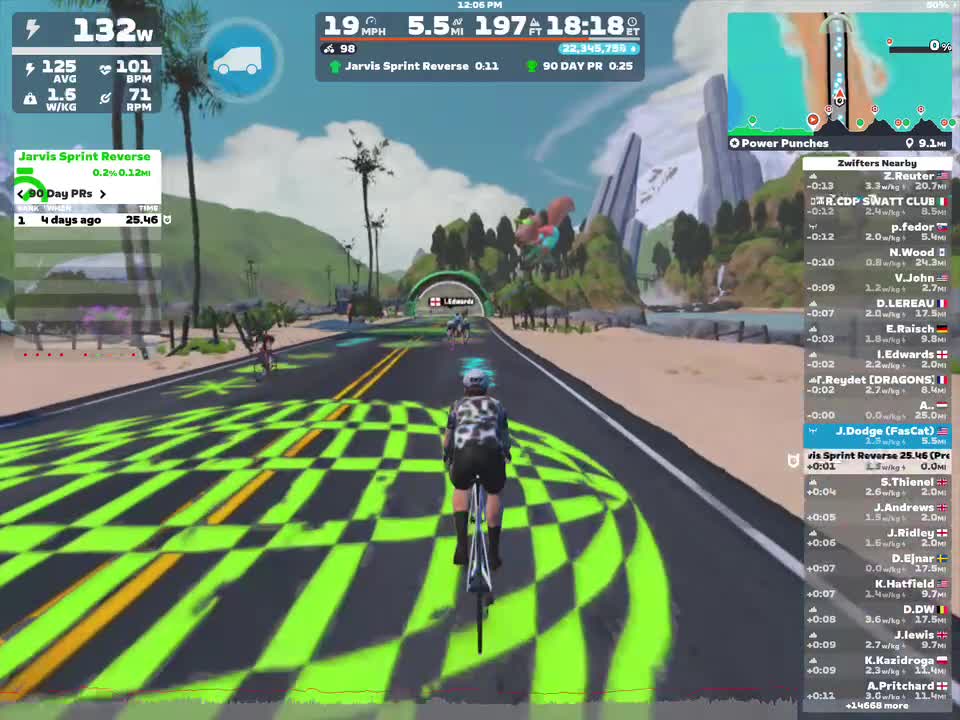 Zwift - Power Punches in Watopia