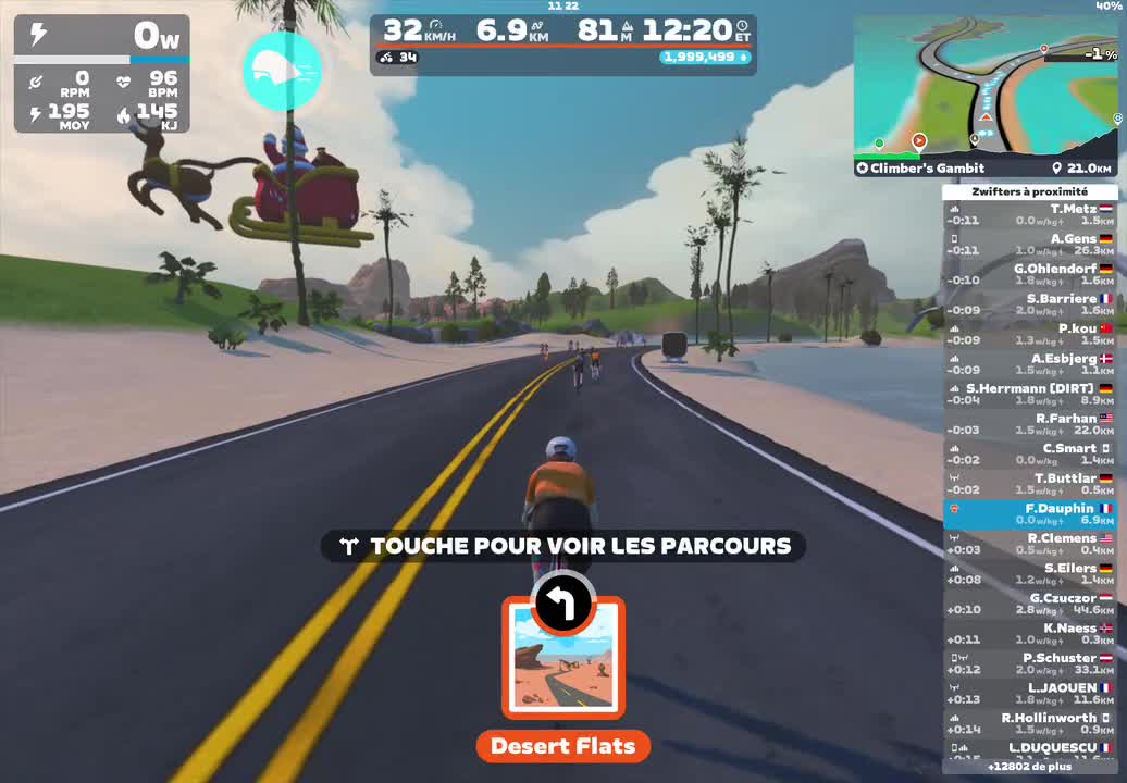 Zwift - Climber's Gambit in Watopia