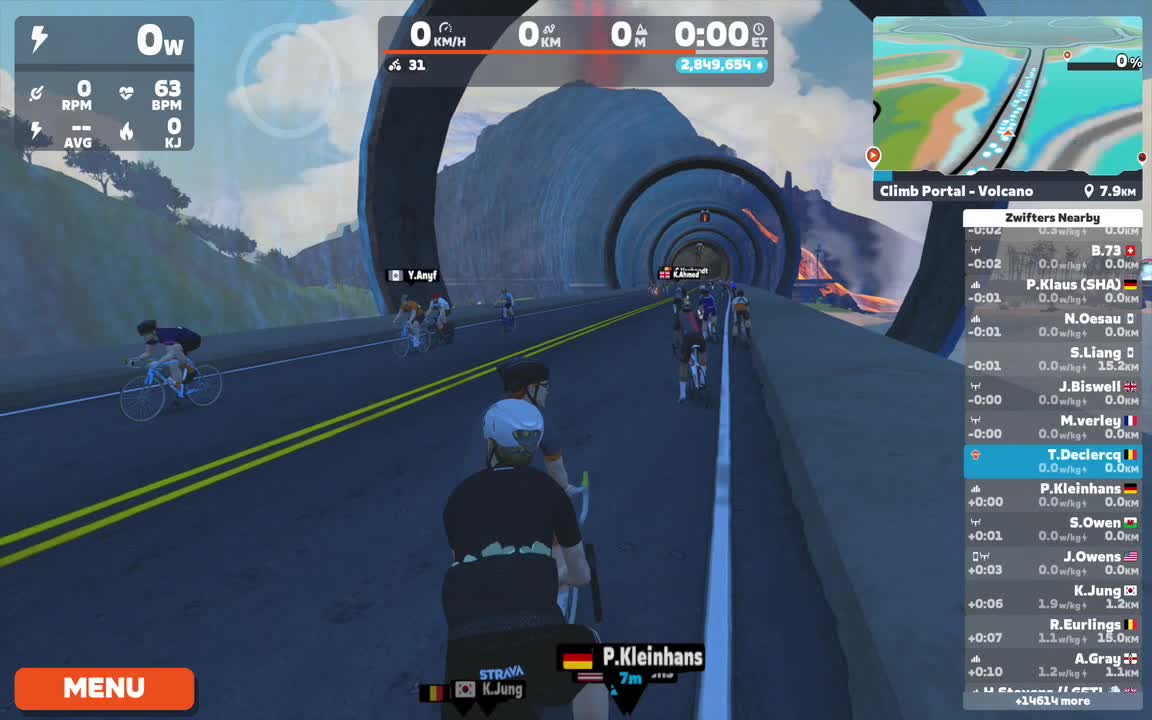 Zwift - Climb Portal: Puy de Dome at 100% Elevation in Watopia