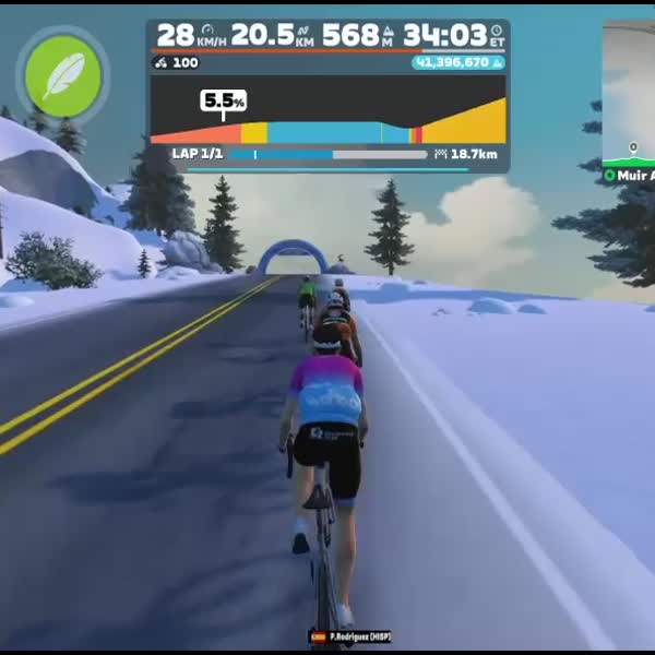 Zwift - Race: EaStern-Tour 2025 – Winter Race Series on Muir And The Mountain in Watopia
