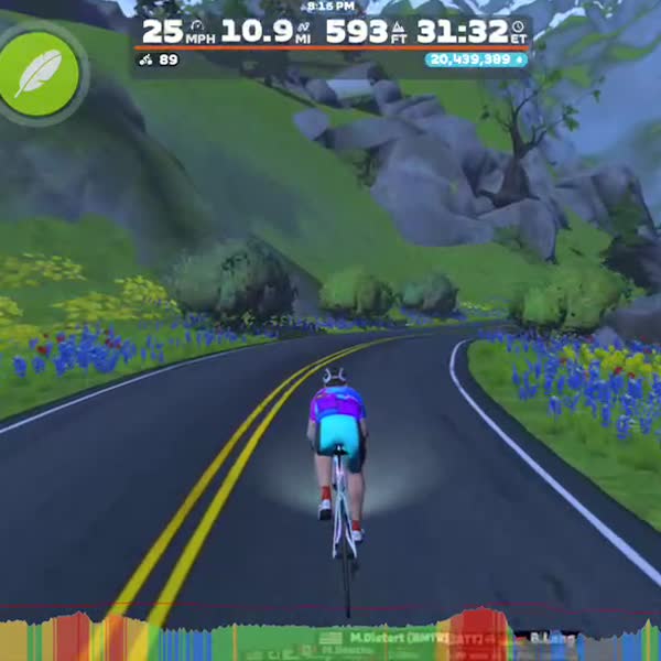 Zwift - Sugar Cookie in Watopia
