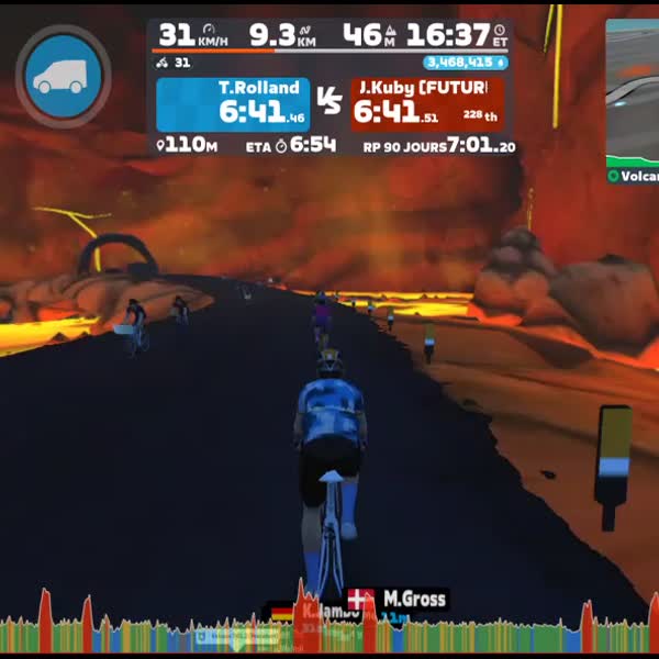 Zwift - Volcano Circuit in Watopia
