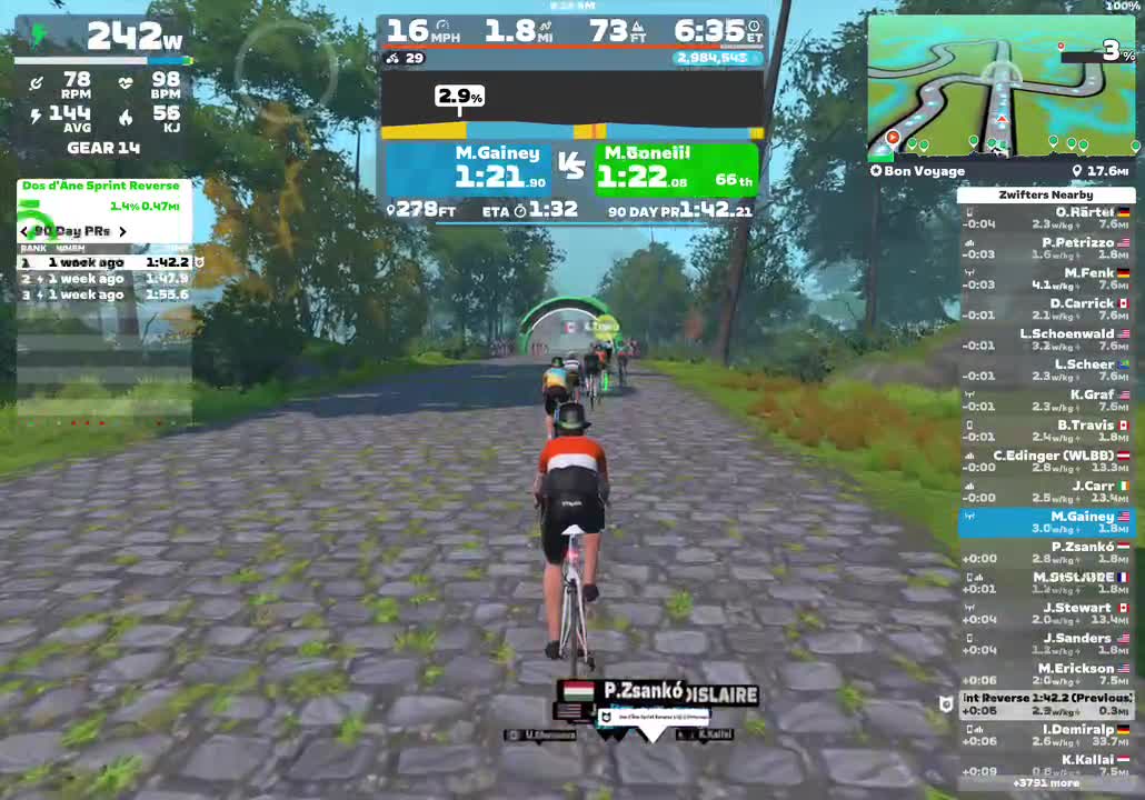 Zwift - Bon Voyage in France