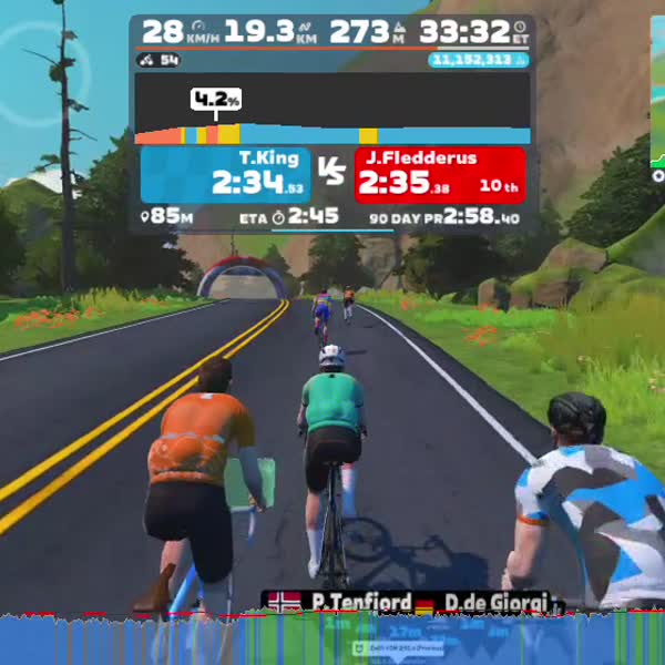 Zwift - Downtown Eruption in Watopia