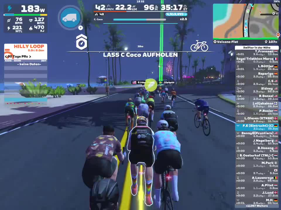 Zwift - Volcano Circuit in Watopia