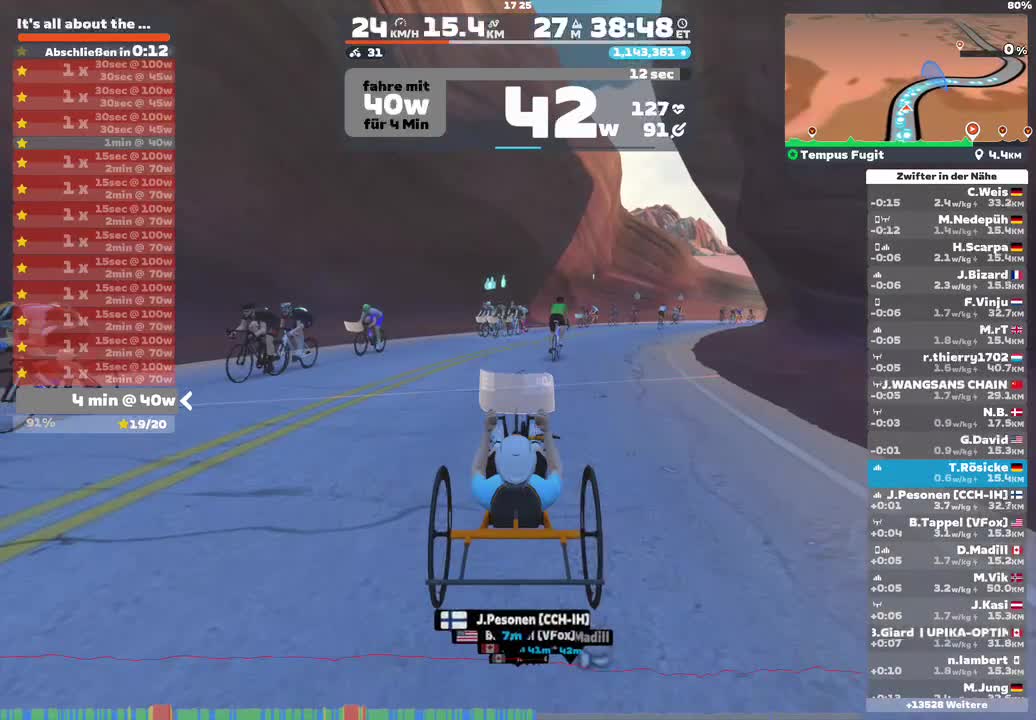 Zwift - It's all about the Foundation on Tempus Fugit in Watopia