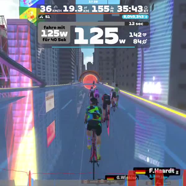Zwift - Zwift Pro Training Camp: INEOS Grenadiers | Team Workout 2 on Spinfinity in New York