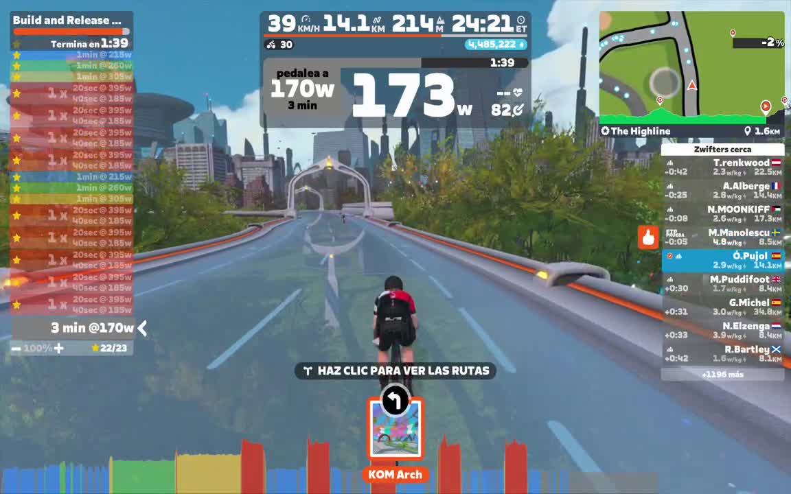 Zwift - Build and Release [Lite] on The Highline in New York