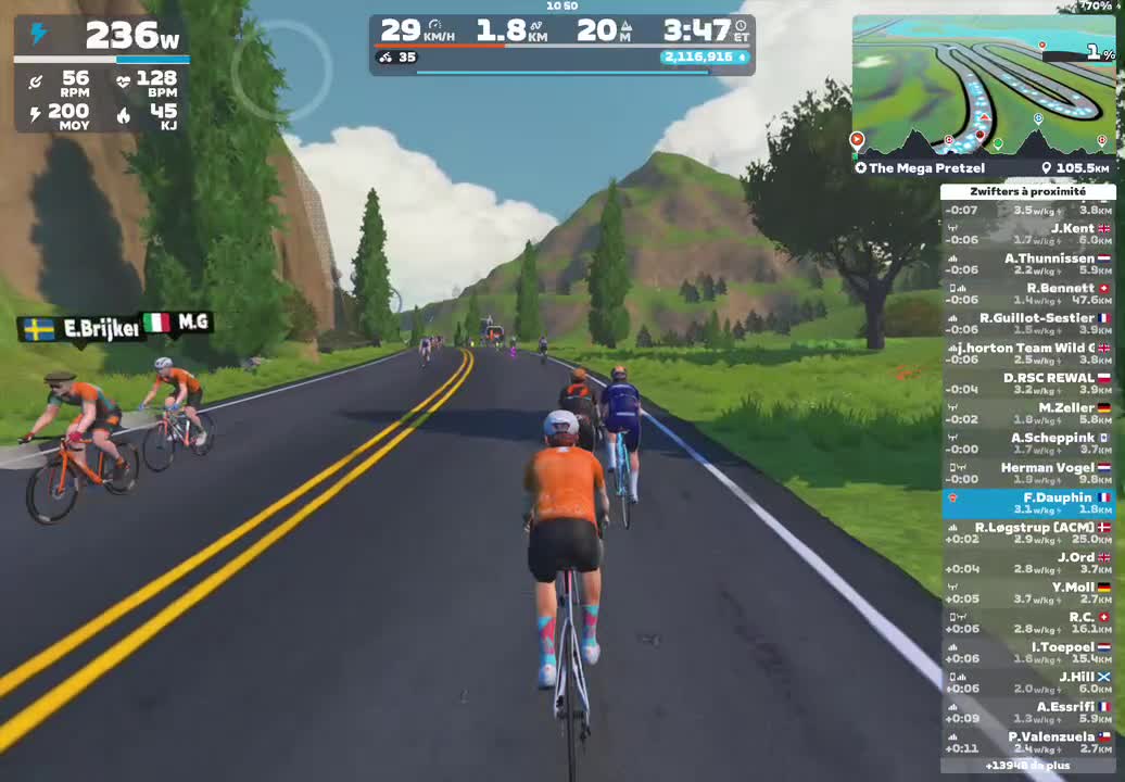 Zwift - The Mega Pretzel in Watopia