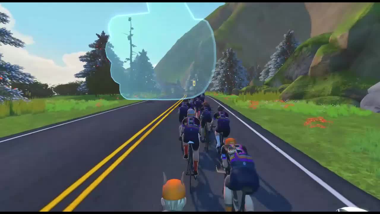 Zwift - Group Ride: Bikealicious Climbalicious (E) on Three Sisters in Watopia