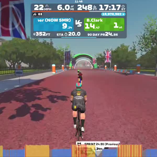 Zwift - London Flat in London