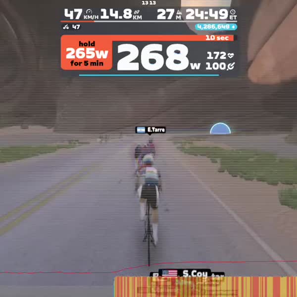 Zwift - The Gorby on Tempus Fugit in Watopia