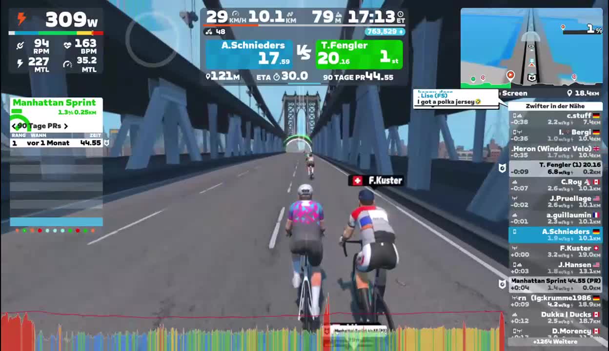 Zwift - Green to Screen in New York