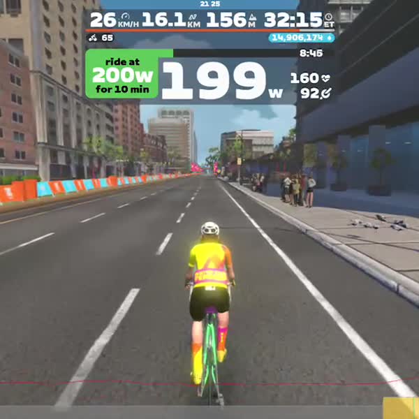 Zwift - 80 on 2015 Worlds Course in Richmond