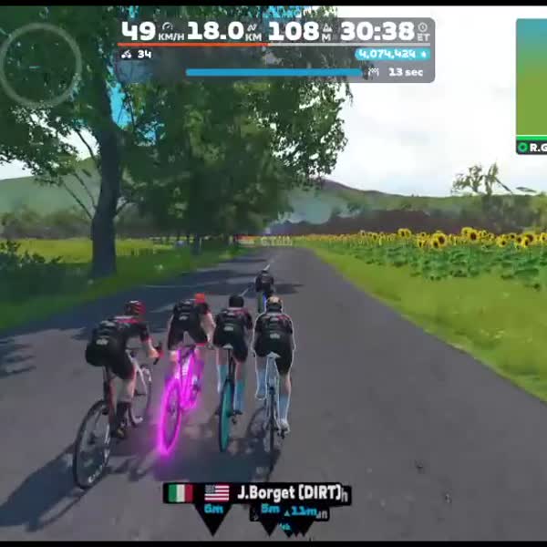 Zwift - Group Ride: ODivaZ 2.3 Ride (C) on R.G.V. in France