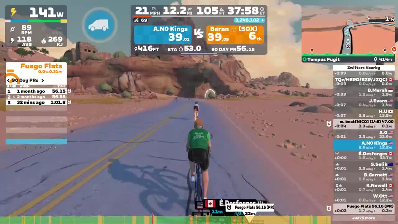Zwift - Tempus Fugit in Watopia