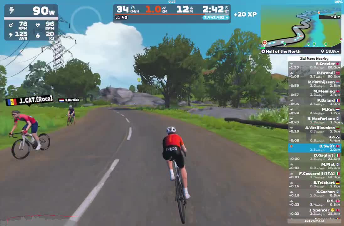 Zwift - Hell of the North in France