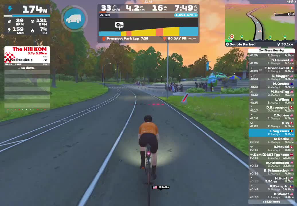 Zwift - Double Parked in New York