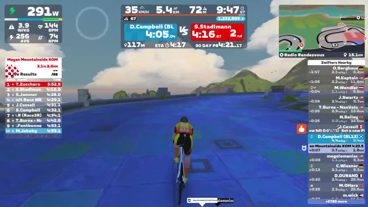 Zwift - Radio Rendezvous in Watopia