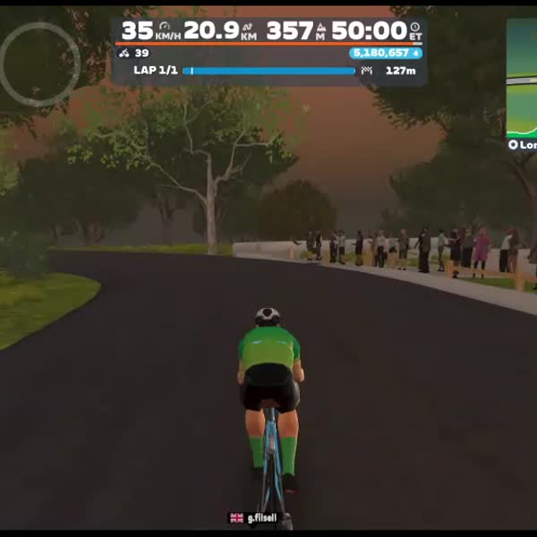 Zwift - Race: Stage 4: Fresh Outta '25: London Uprising (D) on London Uprising in London